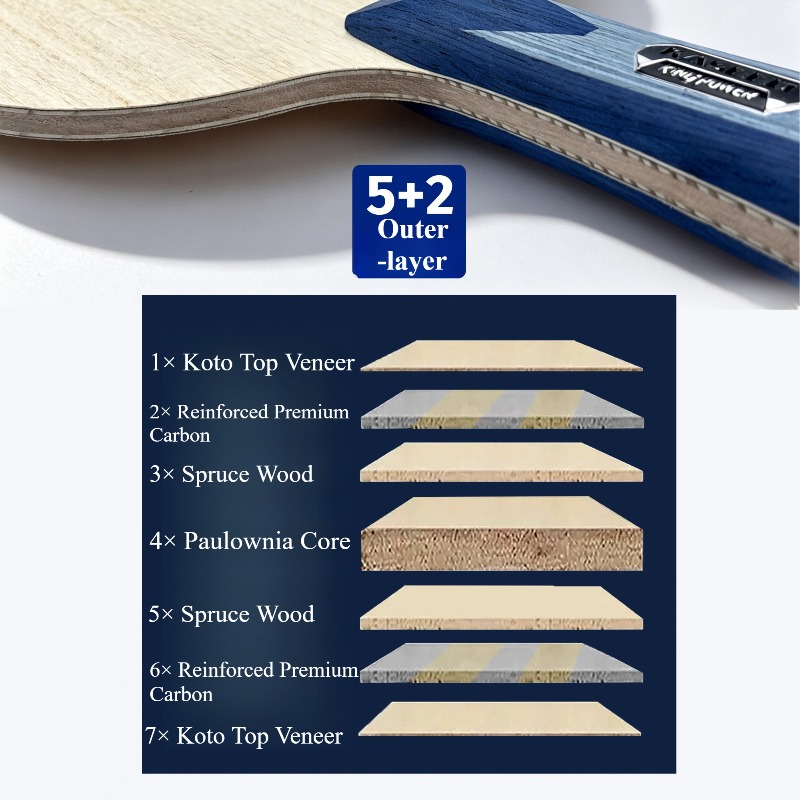 KASEED KING POWER S211 Table T - Table Tennis Paddle recension och pris