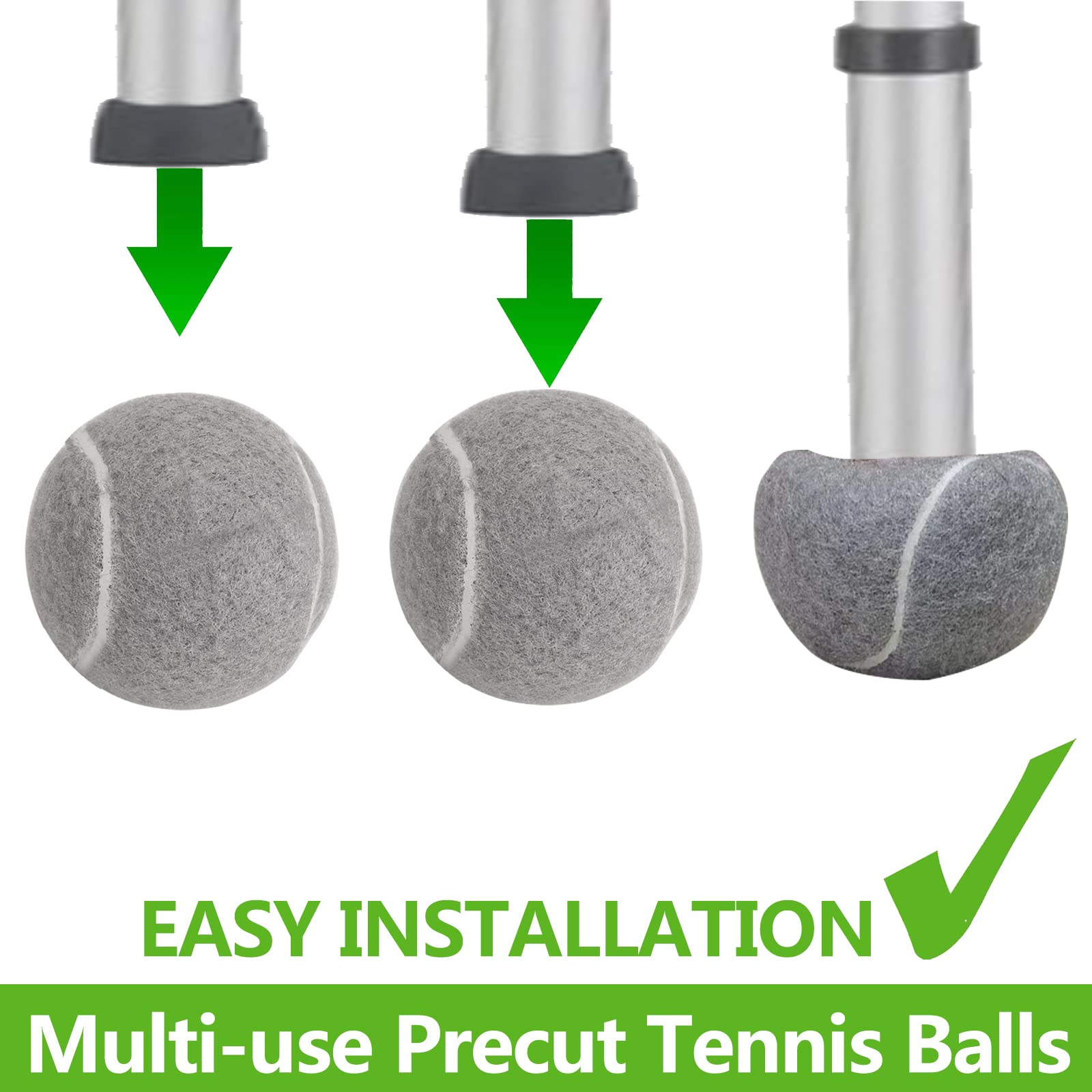 Tennis Ball Chair Leg Caps Ant - Table Tennis Footwork recension och pris