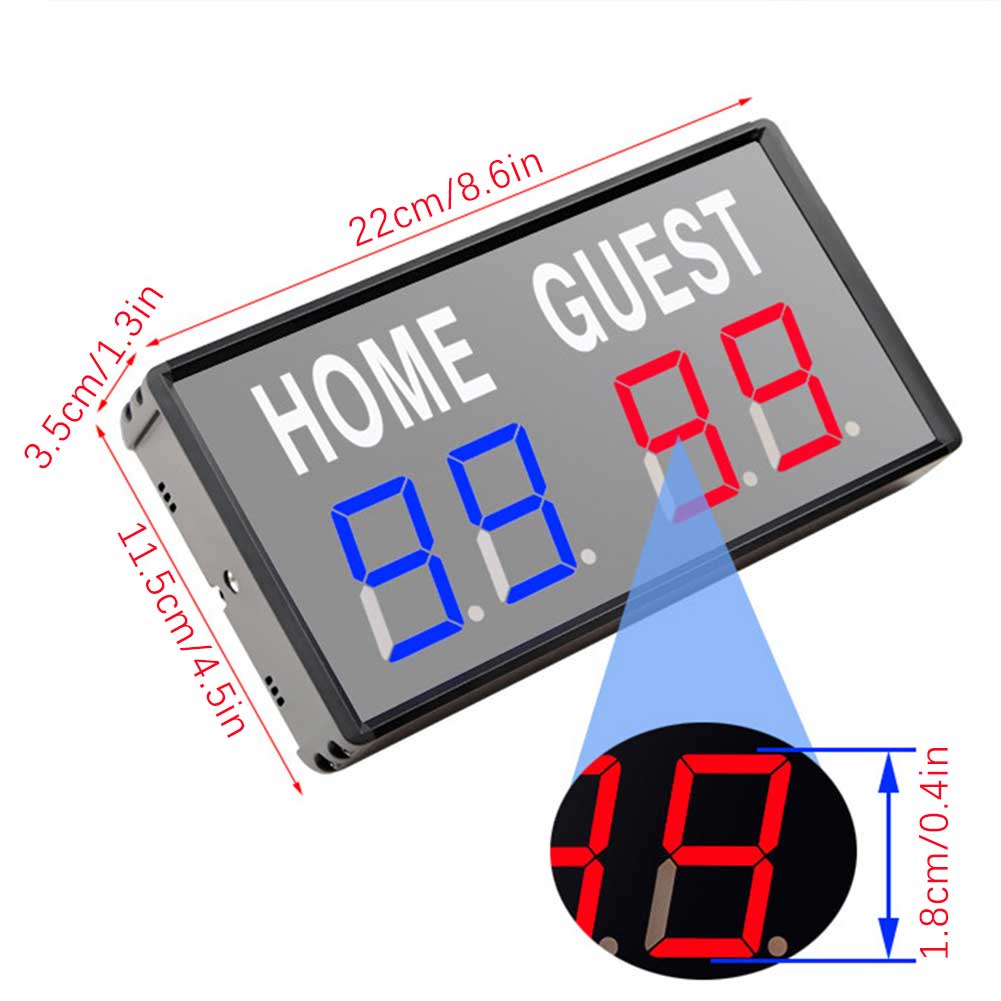 4-Digit LED Electronic Score K - Table Tennis Score recension och pris