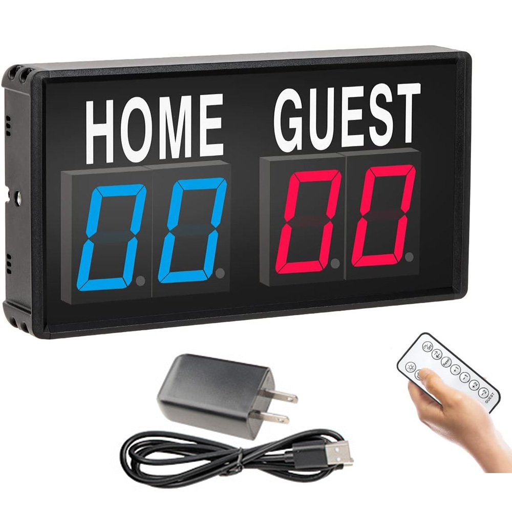 Portable 4 Digit LED Scoreboar - Table Tennis Score recension och pris
