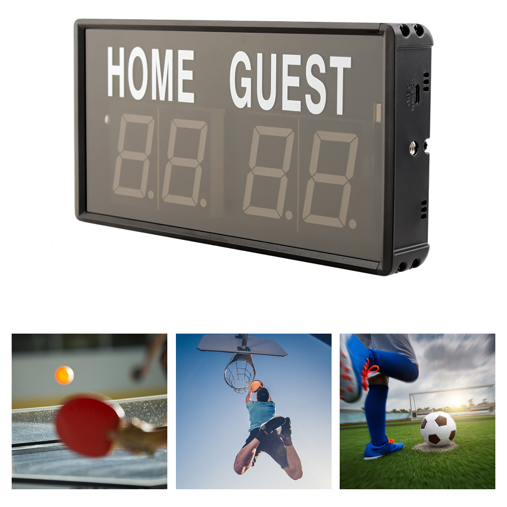 Portable 4 Digit LED Scoreboar - Table Tennis Score recension och pris