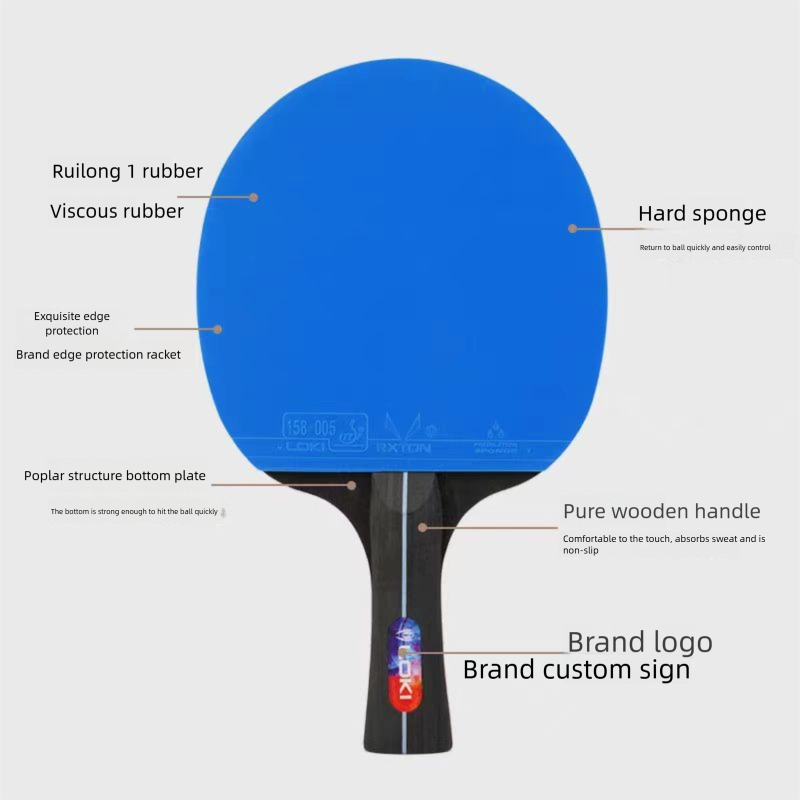 Professional 2PCS Loki K5000 T - Table Tennis Touch recension och pris