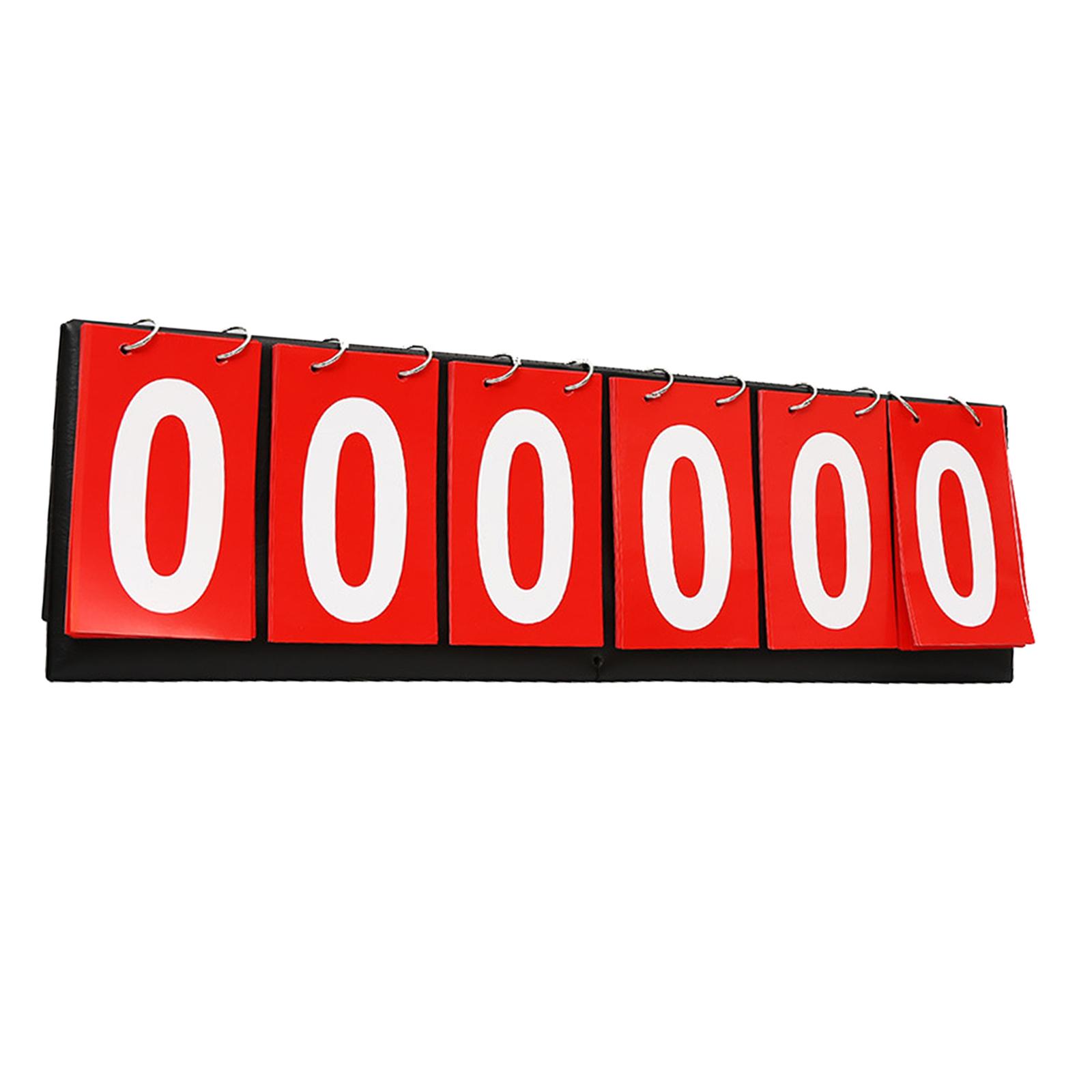 6- table scoreboard, portable  - Table Tennis Score recension och pris