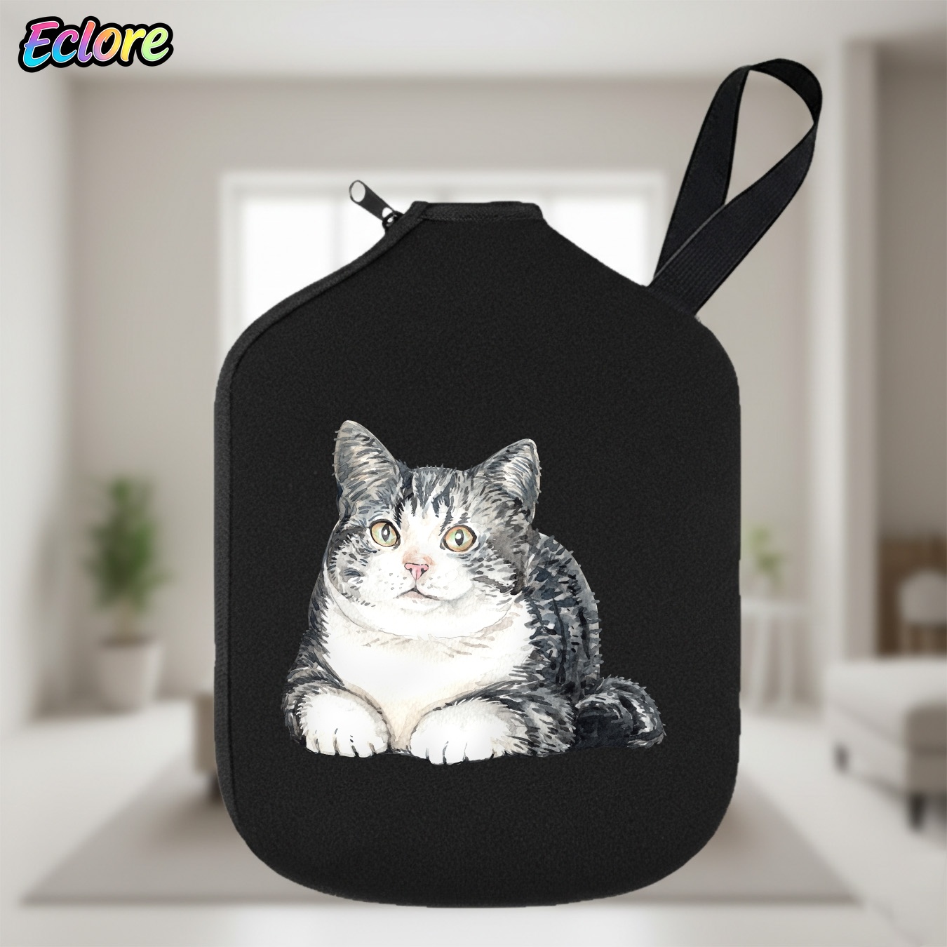 Cute Watercolor Cat Pickleball - Table Tennis Paddle recension och pris