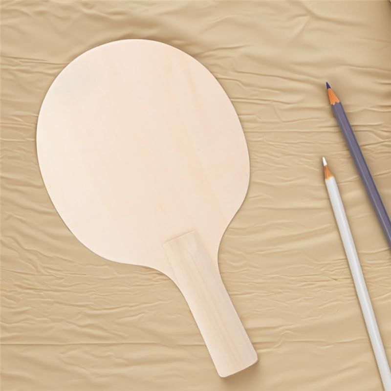 A12E-6Pcs Unpainted Wooden Tab - Table Tennis Kit recension och pris